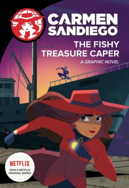 Cover for Clarion Books · The Fishy Treasure Caper Graphic Novel - Carmen Sandiego Graphic Novels (Paperback Book) (2019)