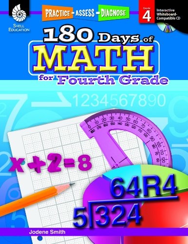 Cover for Jodene Smith · 180 Days™: Math for Fourth Grade: Practice, Assess, Diagnose - 180 Days of Practice (Paperback Book) (2011)