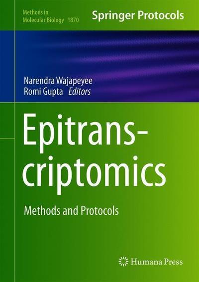 Cover for Epitranscriptomics: Methods and Protocols - Methods in Molecular Biology (Hardcover Book) [1st ed. 2019 edition] (2018)