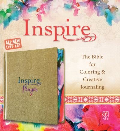 NLT Inspire PRAYER Bible, Hardcover, Metallic Gold - Tyndale - Bøger - Tyndale House Publishers - 9781496424075 - 8. september 2020
