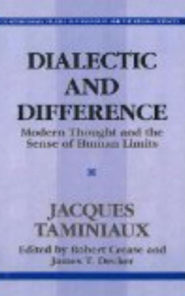 Cover for Jacques Taminiaux · Dialectical and Difference (Paperback Book) (1990)