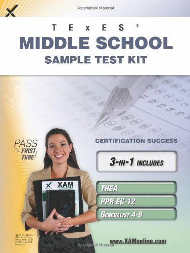 Cover for Sharon a Wynne · Texes Middle School Sample Test Kit: Thea, Ppr Ec-12, Generalist 4-8 Teacher Certification Study Guide (Taschenbuch) [First Edition, New edition] (2011)