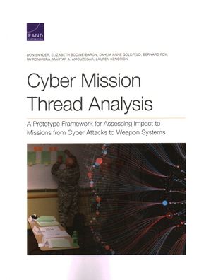 Cover for Don Snyder · Cyber Mission Thread Analysis: A Prototype Framework for Assessing Impact to Missions from Cyber Attacks to Weapon Systems (Paperback Book) (2001)