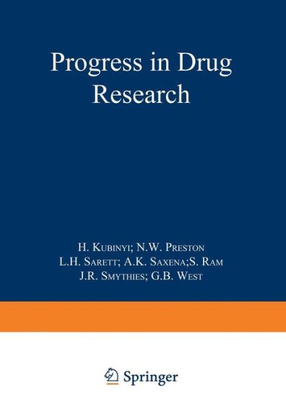 Cover for Jucker · Progress in Drug Research / Fortschritte der Arzneimittelforschung / Progres des recherches pharmaceutiques - Progress in Drug Research (Paperback Book) [Softcover reprint of the original 1st ed. 1979 edition] (2013)