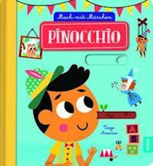 Cover for Tiago Americo · Pinocchio (Board book) (2022)