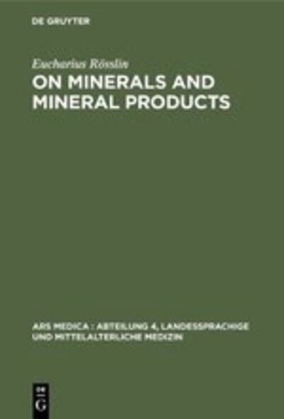 Cover for Rösslin · On Minerals and Mineral Product (Book) (1978)