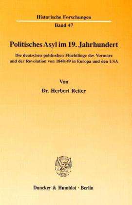 Cover for Reiter · Politisches Asyl im 19. Jahrhund (Book) (1992)