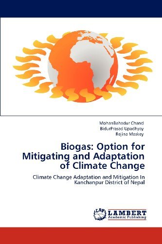 Cover for Rejina Maskey · Biogas: Option for Mitigating and Adaptation of Climate Change: Climate Change Adaptation and Mitigation in Kanchanpur District of Nepal (Paperback Book) (2012)