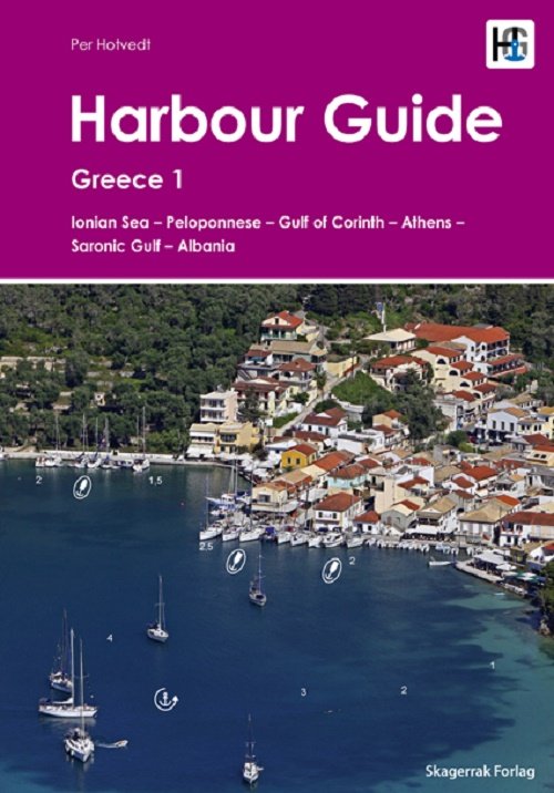 Cover for Per Hotvedt · Havneguiden: Harbour Guide Greece 1 (Spiralbuch) (2017)
