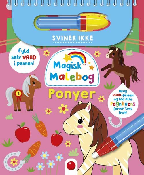 Magisk malebog: Magisk malebog: Ponyer (Spiralbok) [1. utgave] (2024)