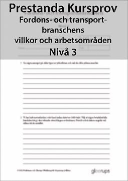 Cover for Sven Larsson · Prestanda Startblock: Prestanda Kursprov Fordon- och transport. nivå 3, 8-pack (Book) (2011)