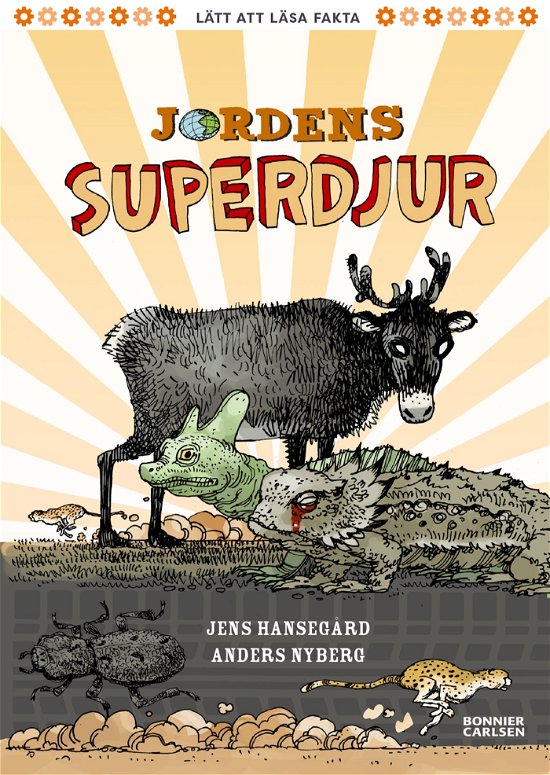 Cover for Jens Hansegård · Jordens superdjur (Bound Book) (2024)