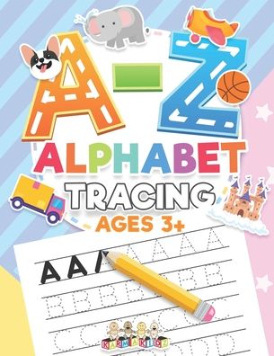 Cover for Karma Kidz · A-Z Alphabet Tracing Ages 3+ (Paperback Book) (2020)