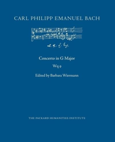 Concerto in G Major, Wq 9 - Carl Philipp Emanuel Bach - Books - Independently Published - 9798687235075 - September 17, 2020