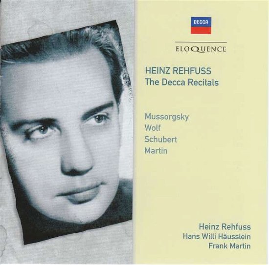 Cover for Rehfuss Heinz · Decca Recitals (CD) (2017)