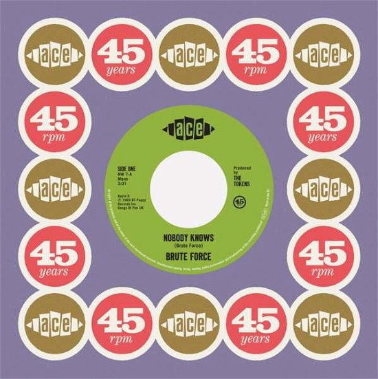 Cover for Brute Force · Nobody Knows (7&quot;) (2020)