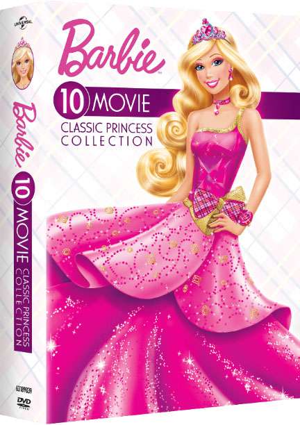 Cover for Barbie: 10-movie Classic Princess Collection (DVD) (2017)