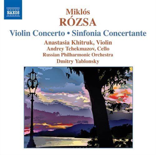 Violin Concertos - Rozsa / Khitruk / Russian Phil / Yablonsky - Musiikki - NAXOS - 0747313035076 - tiistai 25. syyskuuta 2007