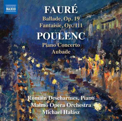 Cover for Michael Halasz · Fauré &amp; Poulenc: Works For Piano &amp; Orchestra (CD) (2024)