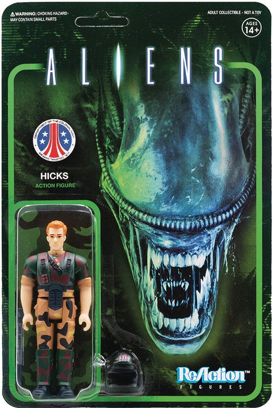 Aliens Reaction Figure - Hicks - Aliens - Fanituote - SUPER 7 - 0840049800076 - tiistai 15. joulukuuta 2020