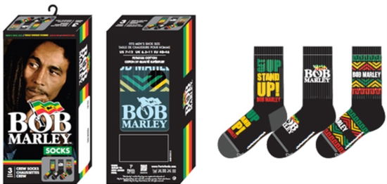 Cover for Bob Marley · Bob Marley Socks 3 Pack In Gift Box (One Size) (CLOTHES) (2024)