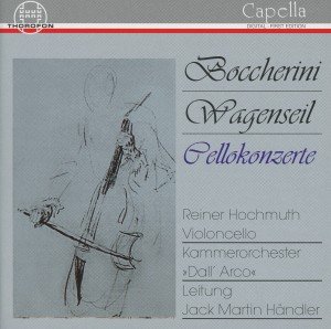 Cello Concertos - Boccherini / Hochmuth / Handler - Musiikki - THOR - 4003913120076 - 1987