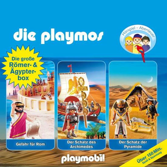 Cover for Die Playmos · DIE GROßE RÖMER UND ÄGYPTER-BOX (CD) (2017)