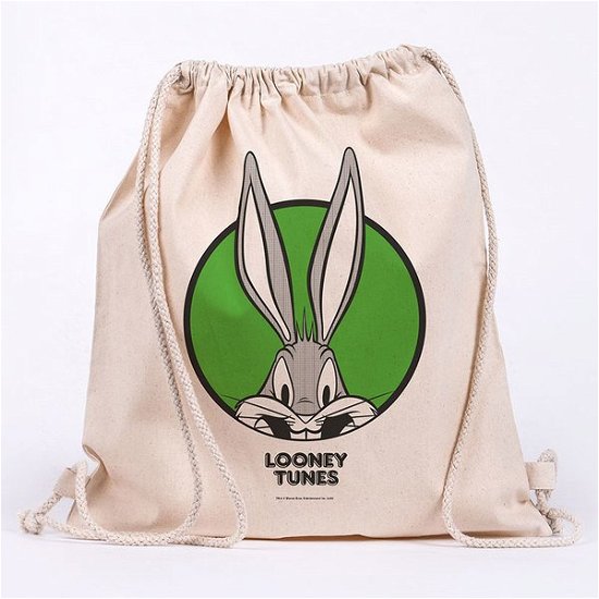 Looney Tunes Bugs Cotton Drawstring Bag - Looney Tunes - Koopwaar - LOONEY TUNES - 5028486486076 - 