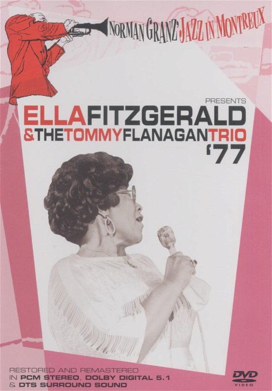 Cover for Ella Fitzgerald And The Tommy Flanagan Trio 77 · Ella Fitzgerald &amp; Norman Granz Jazz in Montreux P (DVD) (2014)