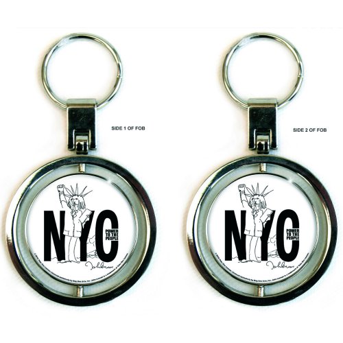 John Lennon Keychain: New York City (Spinner) - John Lennon - Produtos - Epic Rights - 5055295318076 - 21 de outubro de 2014