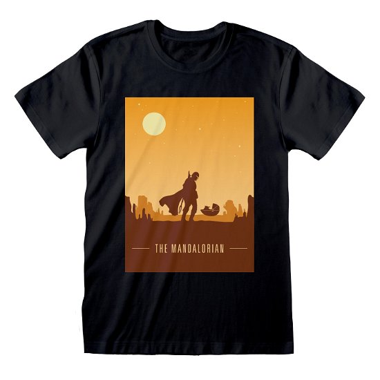 Cover for Star Wars: The Mandalorian · Retro Poster (T-Shirt Unisex Tg. 2XL) (N/A)