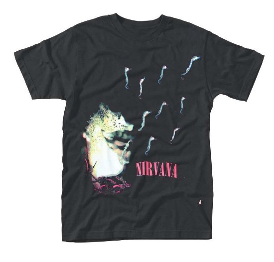 Cover for Nirvana · Neon Seahorse Black (T-shirt) [size L] (2017)