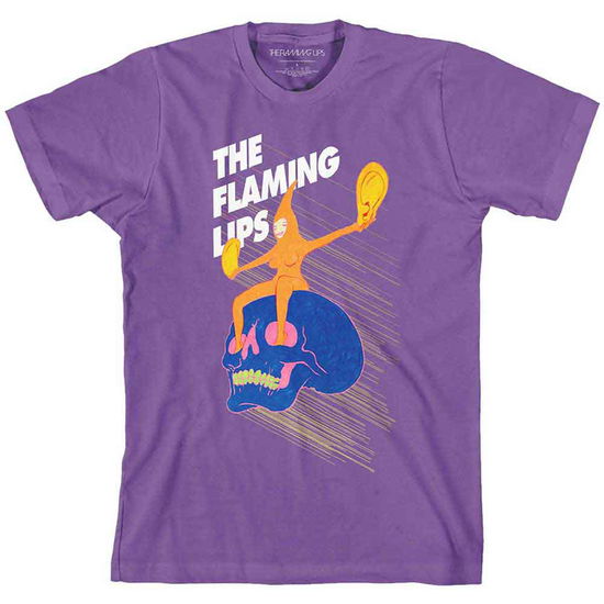 The Flaming Lips Unisex T-Shirt: Skull Rider - Flaming Lips - The - Koopwaar -  - 5056561007076 - 