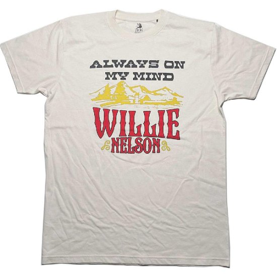 Willie Nelson Unisex T-Shirt: Always On My Mind - Willie Nelson - Merchandise -  - 5056561065076 - 