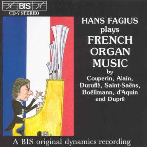 Plays French Organ Music - Hans Fagius - Muziek - BIS - 7318590000076 - 23 mei 1995