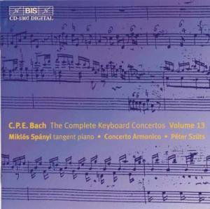 Complete Keyboard Concertos 13 - Bach,c.p.e. / Spanyi / Szuts / Concerto Armonico - Música - BIS - 7318590013076 - 25 de janeiro de 2005