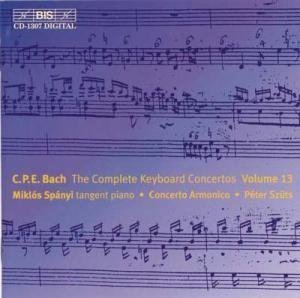 Cover for C.P.E. Bach · Keyboard Concertos Vol.13 (CD) (2004)