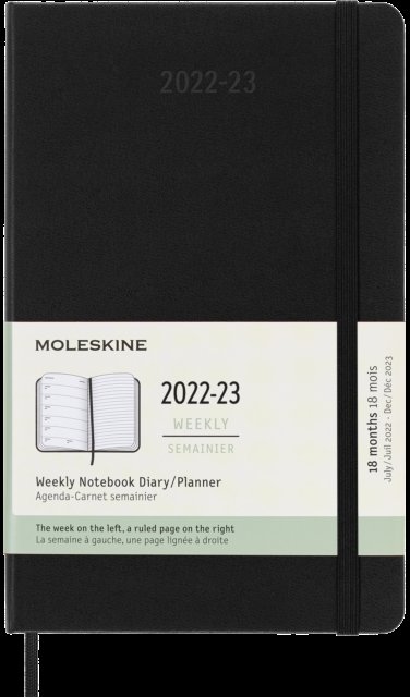 Moleskine 2023 18month Weekly Large Hard - Moleskine - Annen - MOLESKINE - 8056598851076 - 17. mars 2022