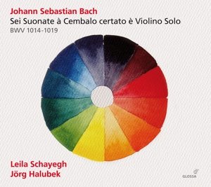 Cover for Bach / Schayegh / Halubek · Bach: Six Sonatas for Harpsichord &amp; Violin (CD) (2016)