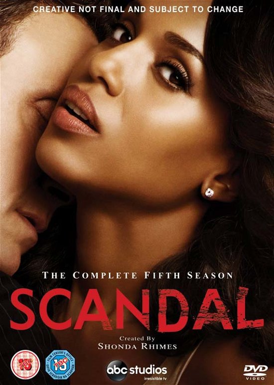 Scandal Season 5 · Scandal - sæson 5 [DVD IMPORT - UDEN DK TEKST] (DVD) (2024)