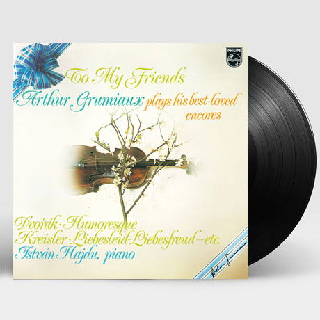 Cover for Arthur Grumiaux · To My Friends: Arthur Grumiaux Plays His Best (LP) (2018)