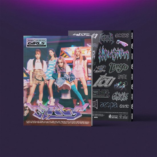 Cover for AESPA · Girls - The 2nd Mini Album (CD) [Real World edition] (2022)