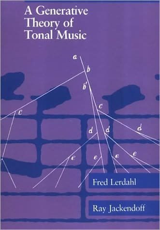 Cover for Lerdahl, Fred (Columbia University) · A Generative Theory of Tonal Music - A Generative Theory of Tonal Music (Pocketbok) [New edition] (1996)