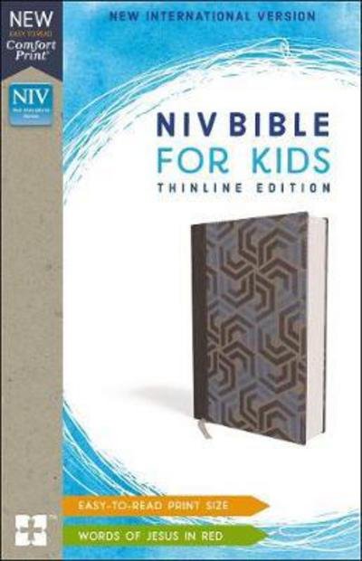 Cover for Zondervan Zondervan · NIV, Bible for Kids, Cloth over Board, Blue, Red Letter, Comfort Print: Thinline Edition (Innbunden bok) (2018)