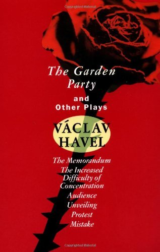 Cover for Vaclav Havel · The Garden Party: and Other Plays (Havel, Vaclav) (Pocketbok) [1st Grove Press edition] (1994)