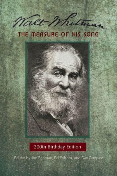 Cover for Jim Perlman · Walt Whitman The Measure of His Song (Book) (2019)