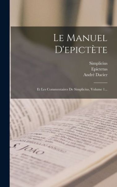 Cover for Epictetus · Manuel D'epictète (Bog) (2022)