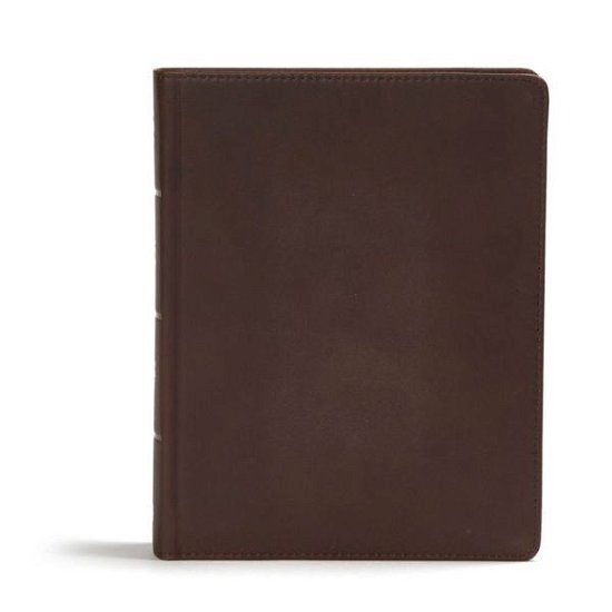Cover for C. S. B. Bibles CSB Bibles by Holman · CSB Study Bible, Brown Genuine Leather (Book) (2017)