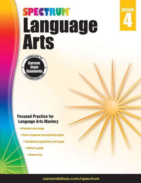 Cover for Spectrum · Spectrum Language Arts, Grade 4 (Pocketbok) (2014)