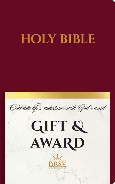 Cover for National Council of Churches · NRSV Updated Edition Gift &amp; Award Bible (Imitation Leather, Burgundy) (Hardcover Book) (2022)